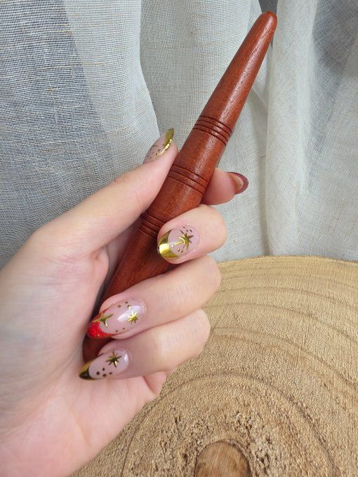 Bâton de massage en bois