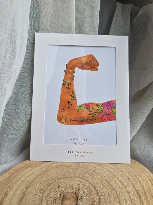 Affiche f**king strong