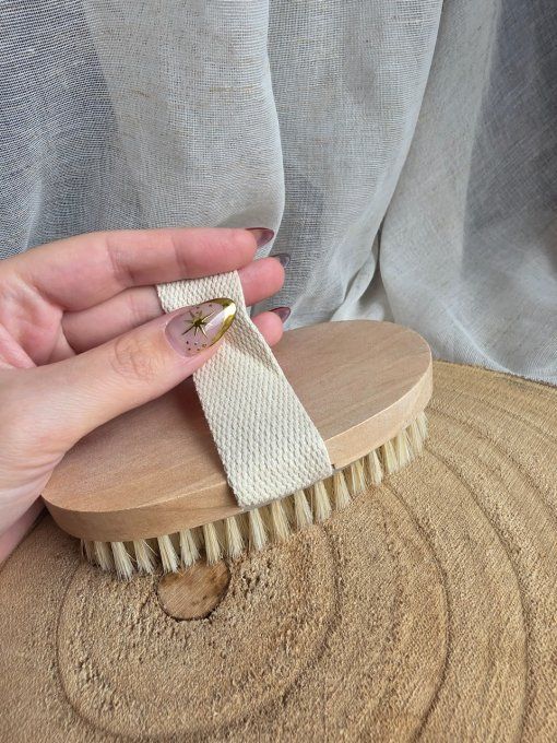 Brosse de massage à sec